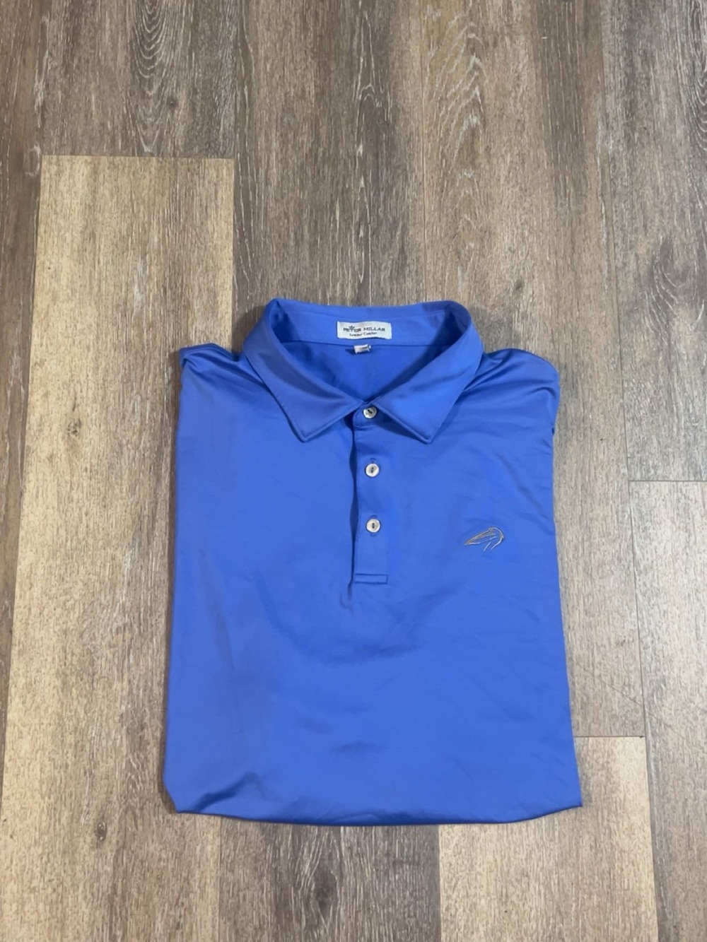Peter Millar Men's Royal Blue Polo with Embroidered Logo